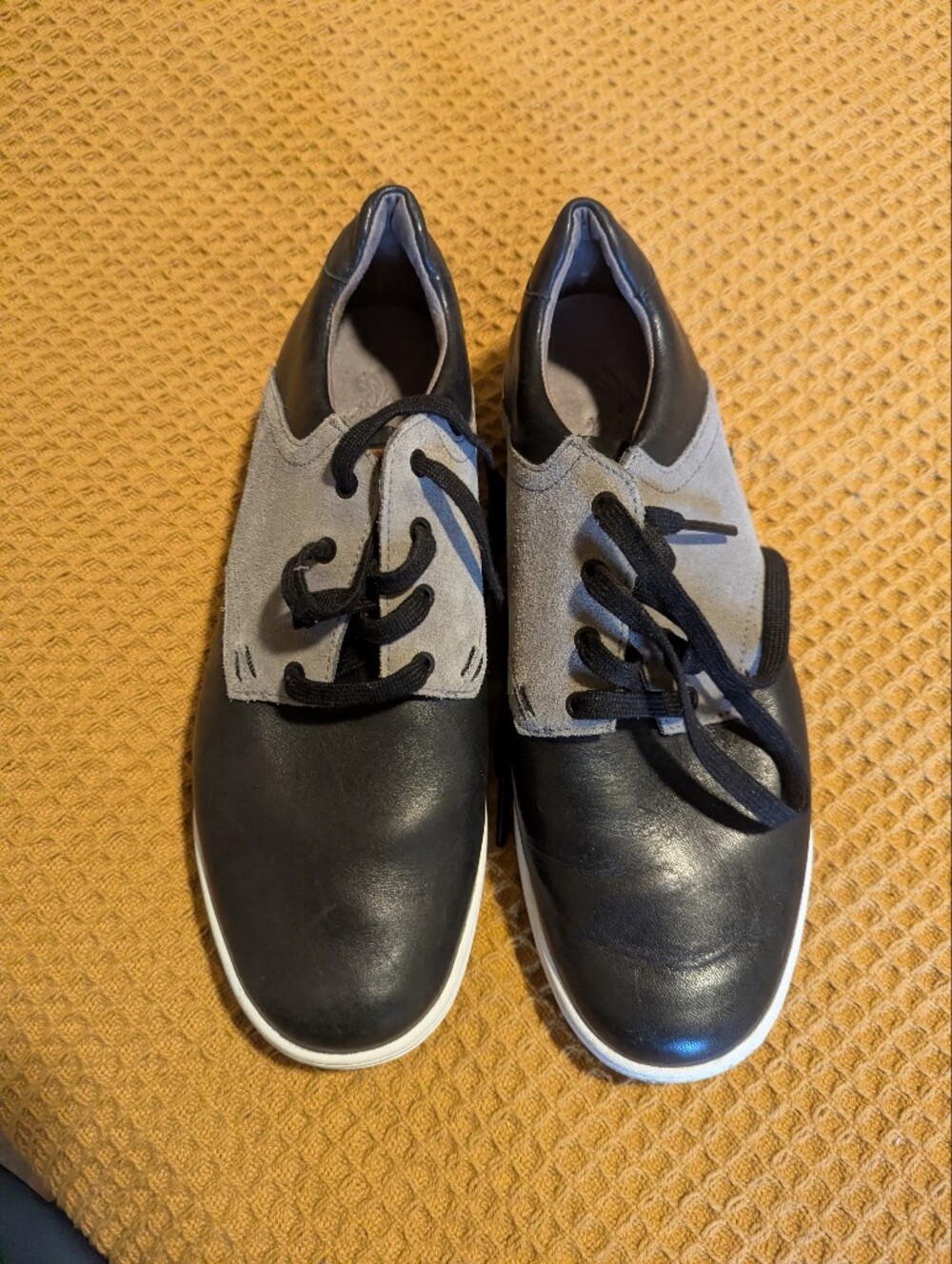 Ashworth Black and Gray Lace-Up Men's Sneakers, 9